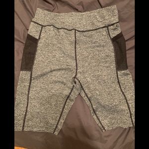 Ladies plus workout shorts
